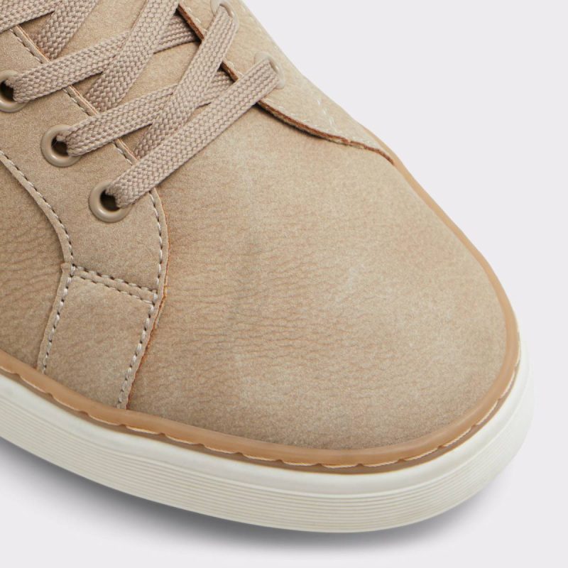 Beige Synthetic Nubuck Aldo Men Sneakers Greyson Beige Synthetic Nubuck Men's Low Top - Image 5