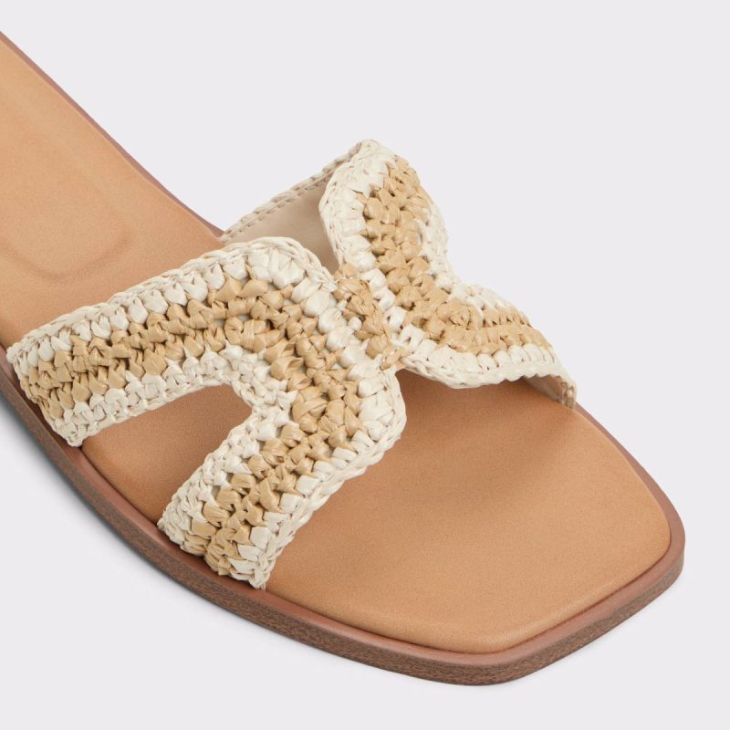 Beige Women Aldo Sandals Itsandal Beige Women's Flat Sandals - Image 5