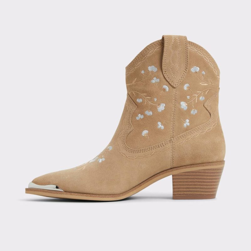 Beige Women Boots Valley Beige Women's Western And Cowboy Boots Aldo - Image 5