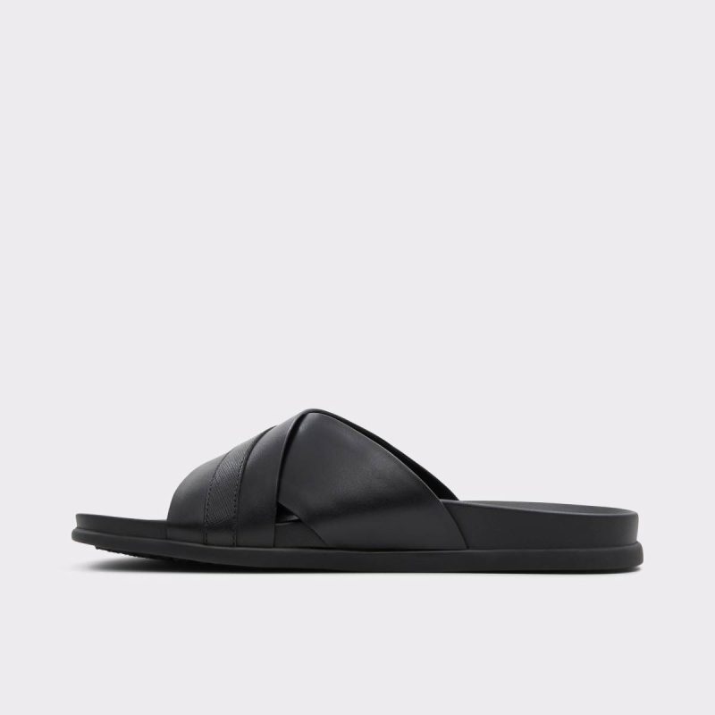 Black Aldo Delmar Black Men's Slides Sandals & Slides Men - Image 3