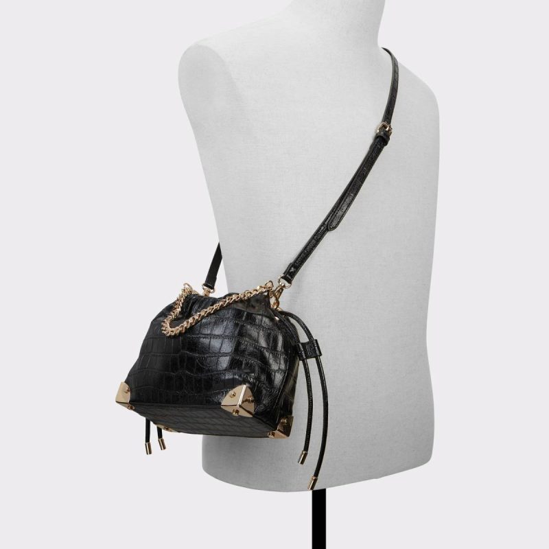 Black Aldo Kaeliex Black Women's Top Handle Bags Women Top Handle Bags - Image 4
