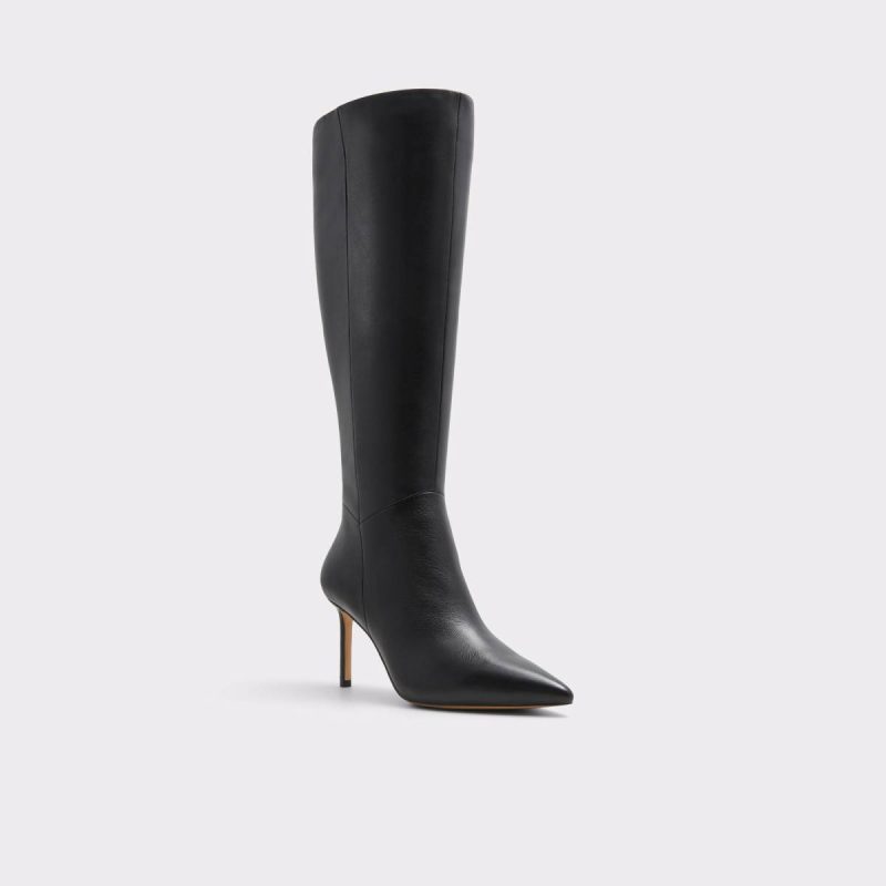 Black Aldo Laroche-Wc Black Women's Tall Boots Women Boots - Image 4