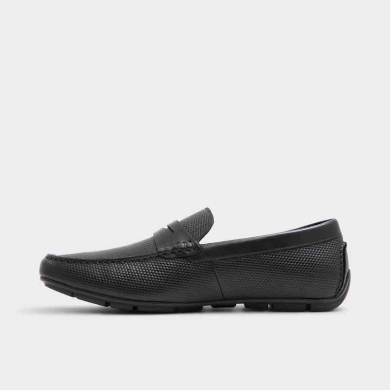 Black Aldo Loafers & Slip-Ons Men Discourse Black Men's Casual Shoes - Image 3