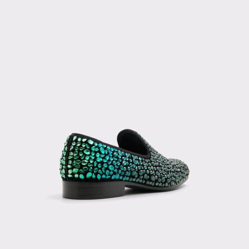 Black Aldo Loafers & Slip-Ons Wizomania Black Men's Dress Shoes Men - Image 3