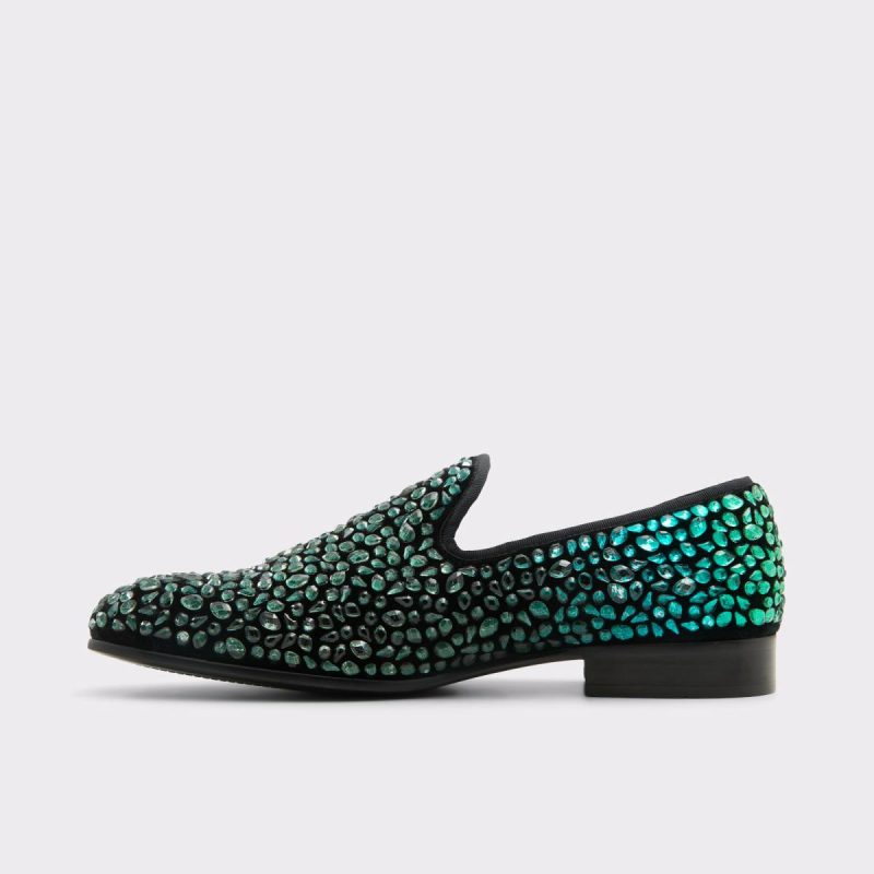 Black Aldo Loafers & Slip-Ons Wizomania Black Men's Dress Shoes Men - Image 4