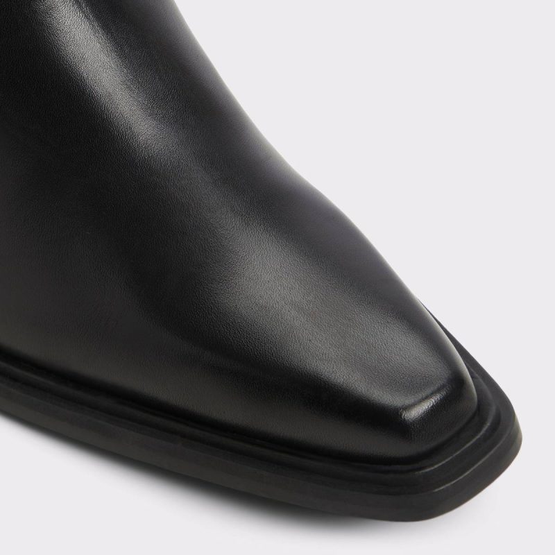 Black Aldo Men Asedric Black Men's Boots Boots - Image 5