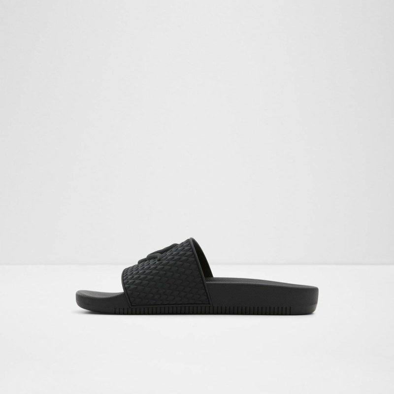 Black Aldo Sandals & Slides Men Kedau Black Men's Slides - Image 3