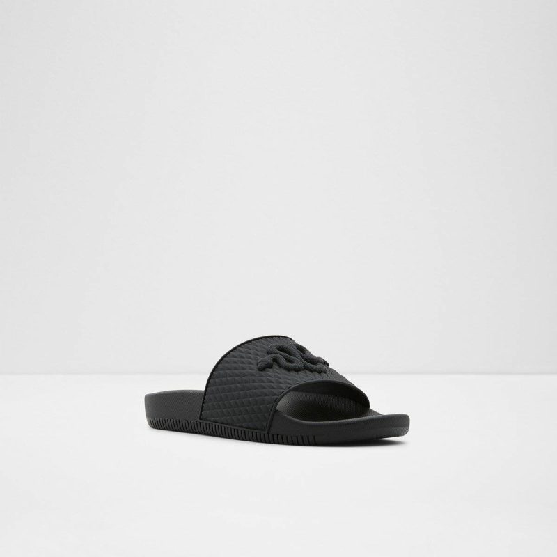 Black Aldo Sandals & Slides Men Kedau Black Men's Slides - Image 4