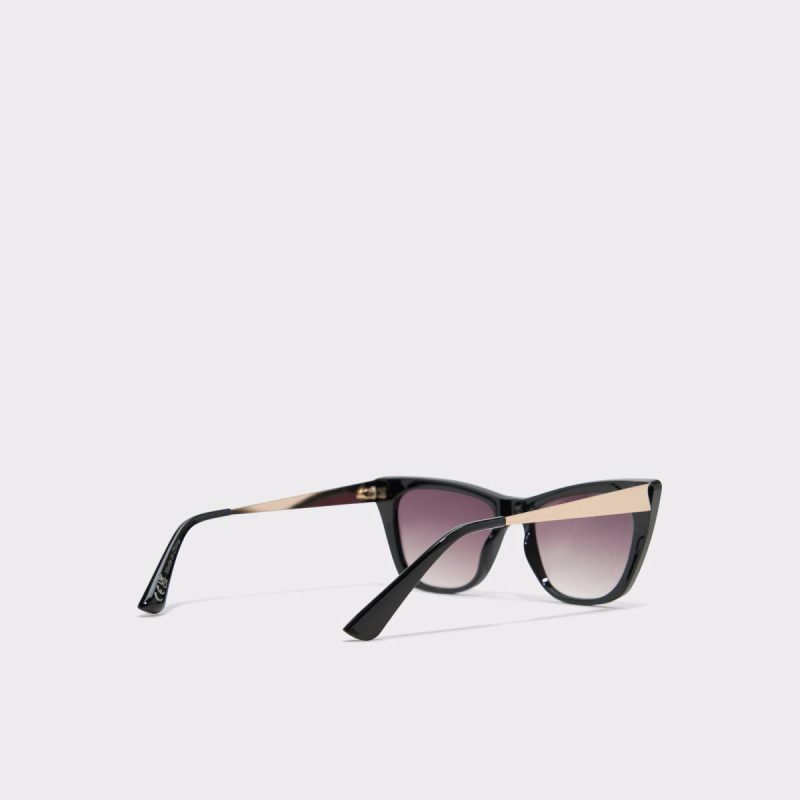 Black/Gold Multi Aldo Selamas Black/Gold Multi Women's Cat Eye Women Sunglasses - Image 3