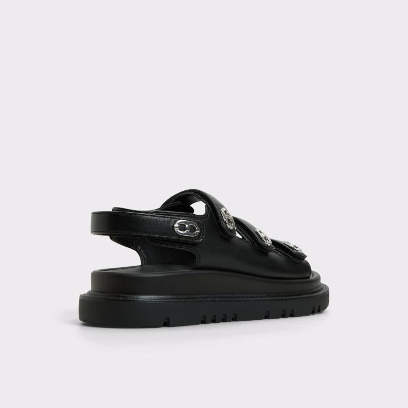 Black Halendar Black Women's Footbed Sandals Sandals Aldo Women - Image 2