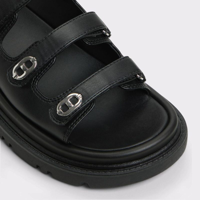 Black Halendar Black Women's Footbed Sandals Sandals Aldo Women - Image 5