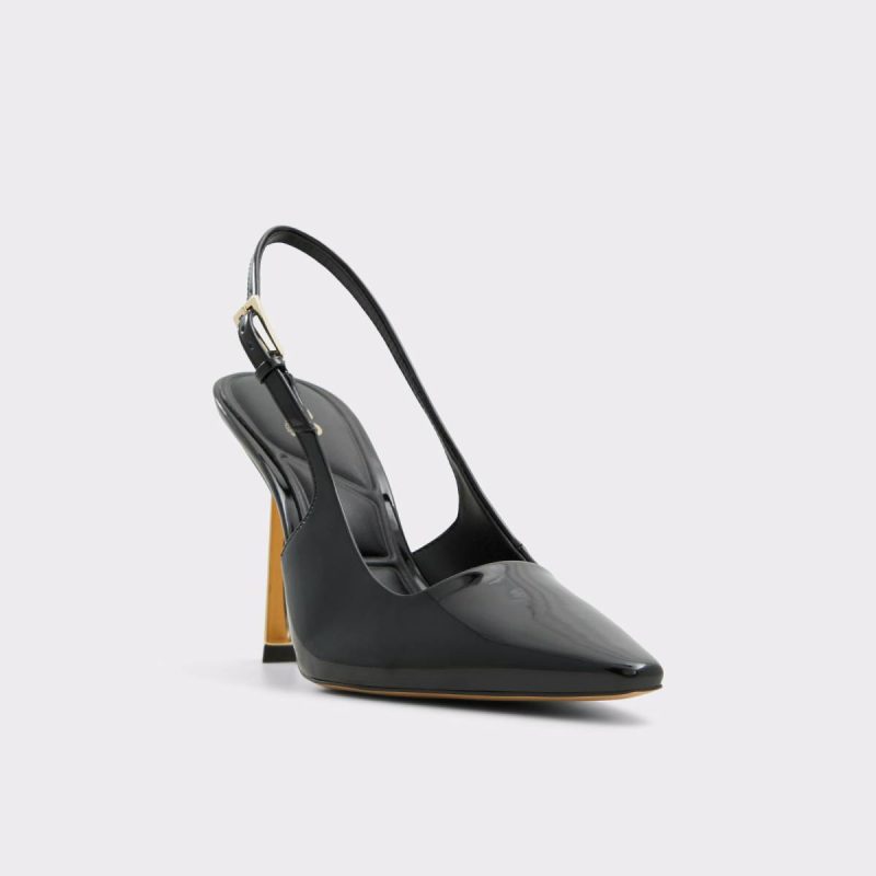 Black Heels Aldo Marysa Black Women's Slingbacks Women - Image 4