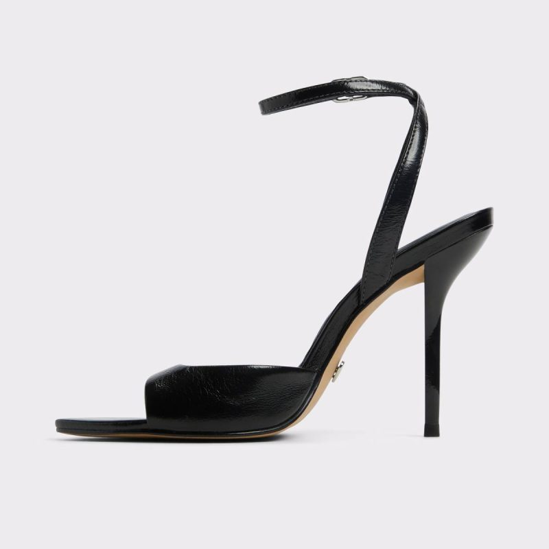 Black Heels Forevermore Black Women's Strappy Sandals Women Aldo - Image 3