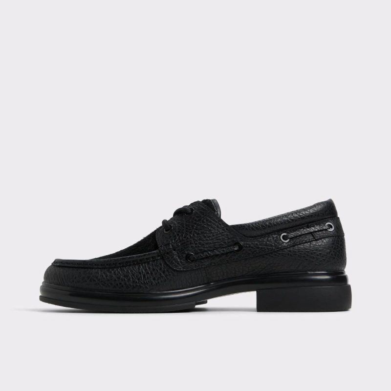 Black Loafers & Slip-Ons Men Seaexplorer Black Men's Dress Shoes Aldo - Image 3