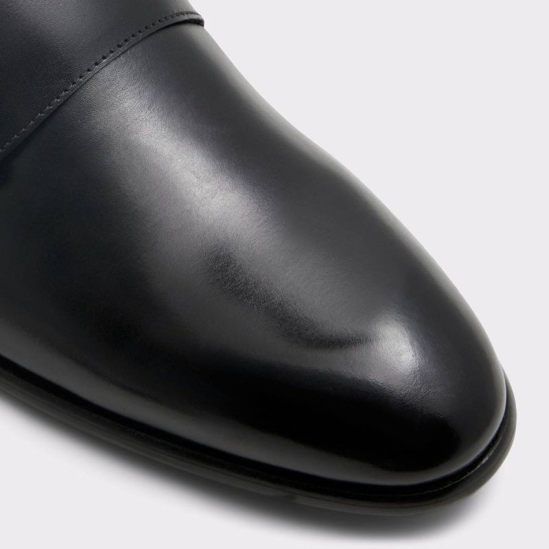 Black Loafers & Slip-Ons Neco Black Men's Dress Shoes Men Aldo - Image 5