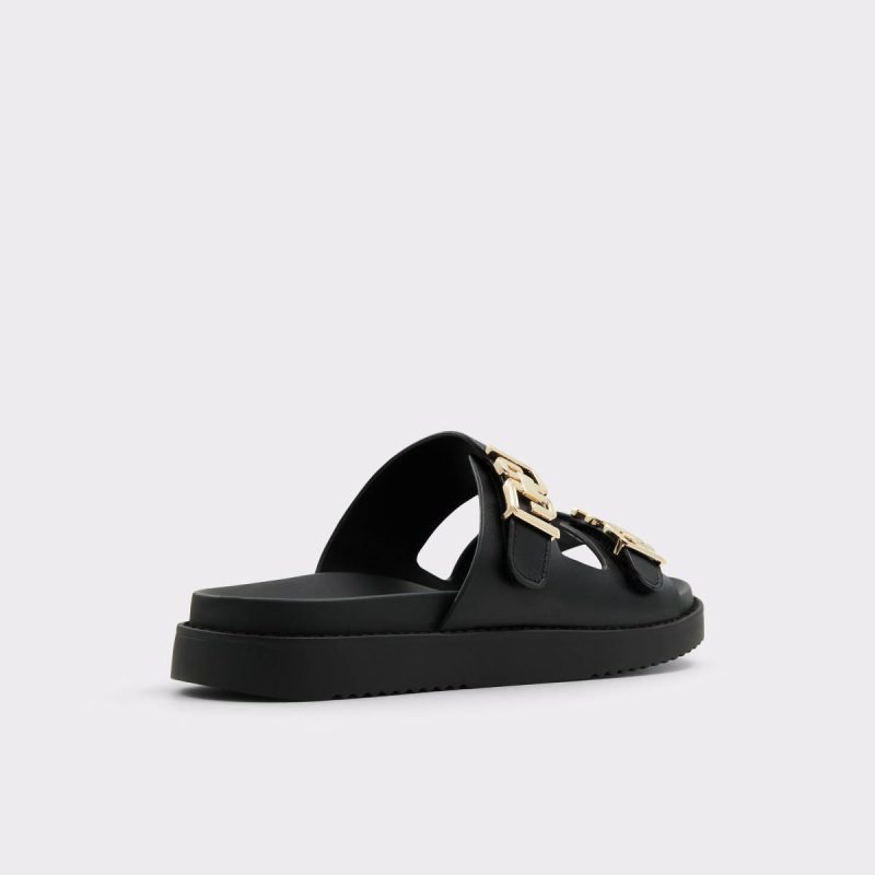 Black Sandals Alessie Black Women's Flat Sandals Women Aldo - Image 3