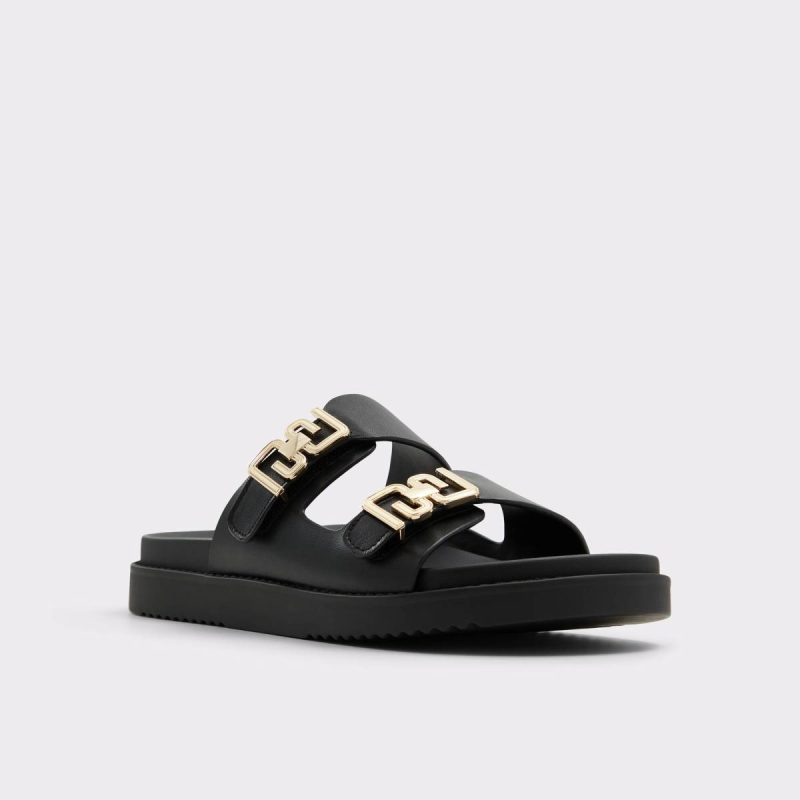 Black Sandals Alessie Black Women's Flat Sandals Women Aldo - Image 5