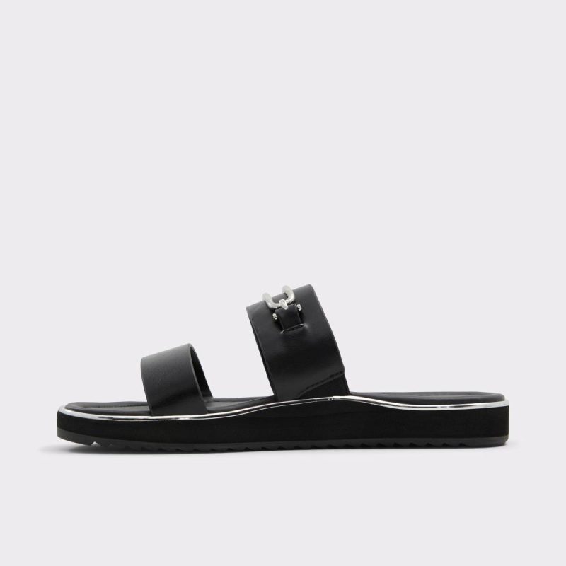 Black Sandals Lagoon Black Women's Flat Sandals Aldo Women - Image 3