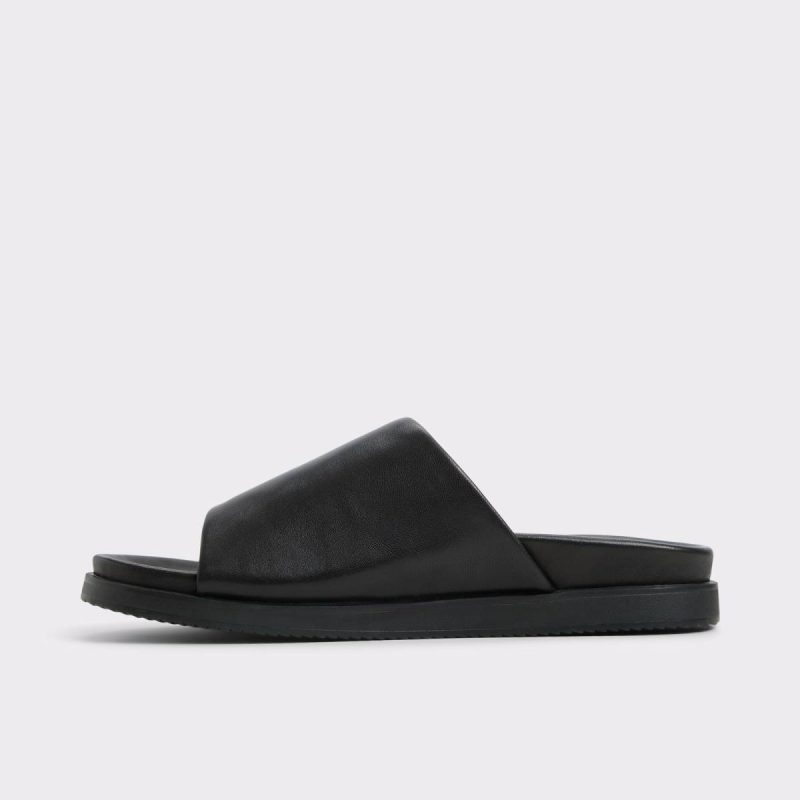 Black Sandals & Slides Valor Black Men's Slides Men Aldo - Image 4