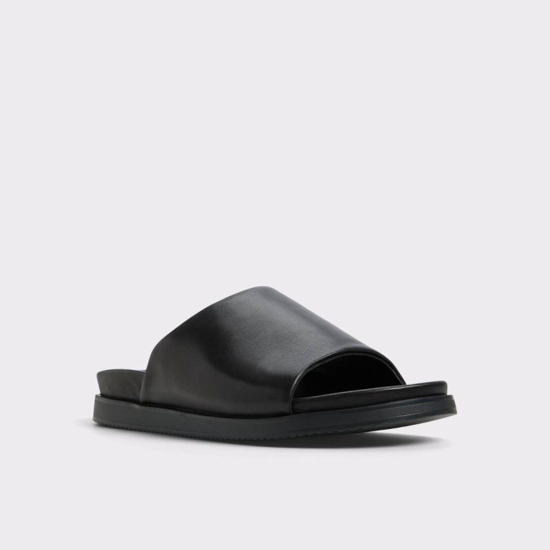 Black Sandals & Slides Valor Black Men's Slides Men Aldo - Image 5