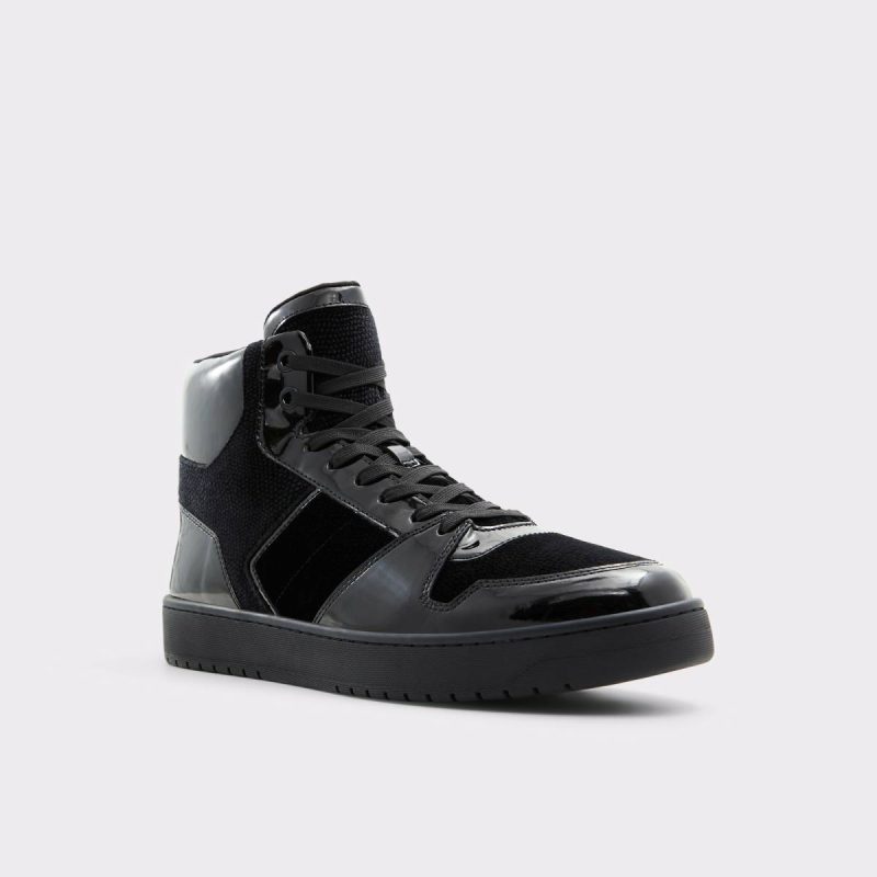 Black Sneakers Aldo Men Jaden Black Men's High Top - Image 4
