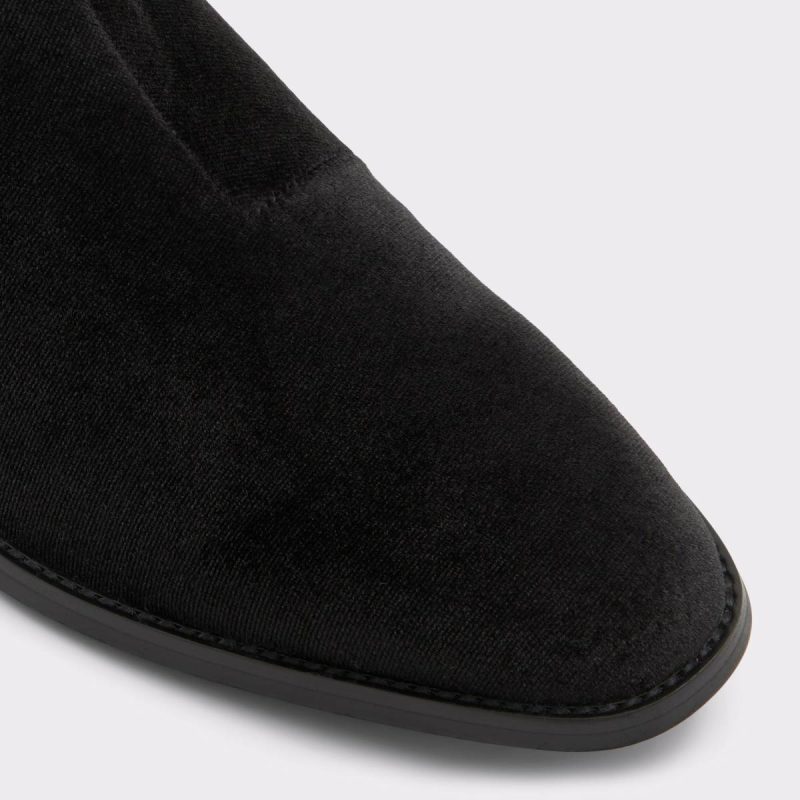 Black Textile Boots Aldo Men Bert Black Textile Men's Dress Boots - Image 5