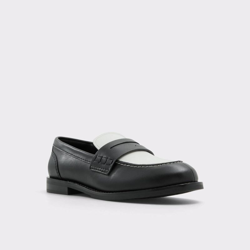 Black/White Loafers & Oxfords Women Aldo Adibaen Black/White Women's Loafers & Oxfords - Image 4