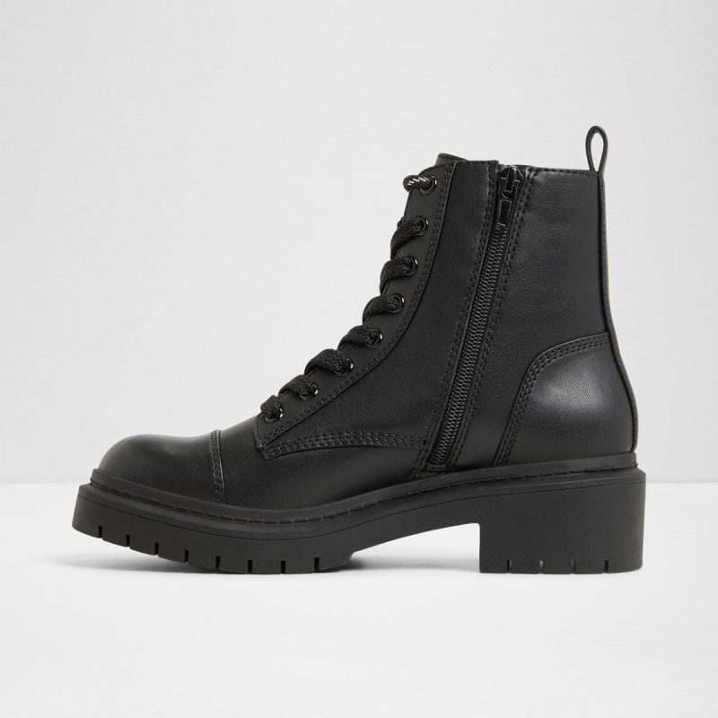 Black Women Boots Goer Black Women's Combat Boots Aldo - Image 3