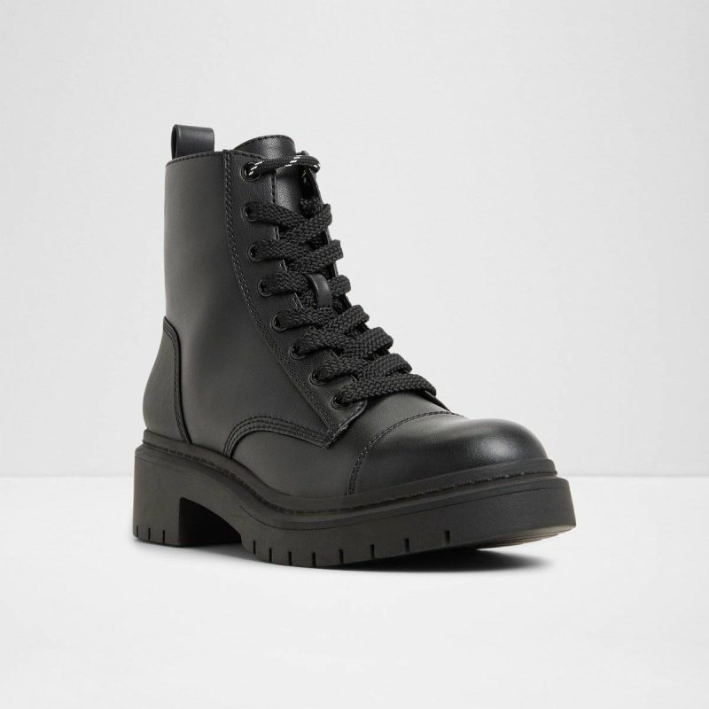 Black Women Boots Goer Black Women's Combat Boots Aldo - Image 4