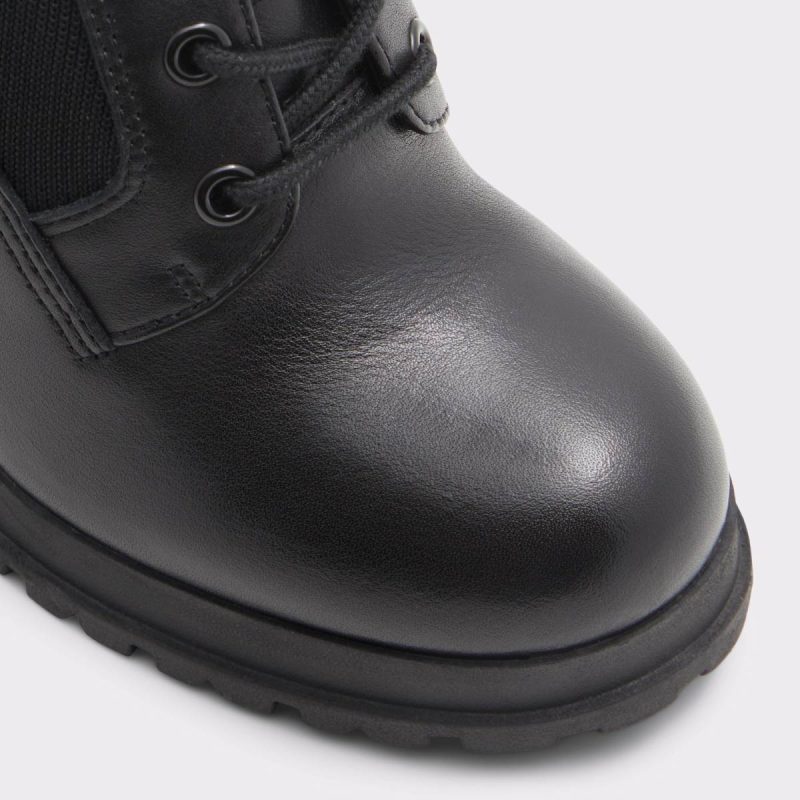 Black Women Rebellious Black Women's Combat Boots Aldo Boots - Image 5
