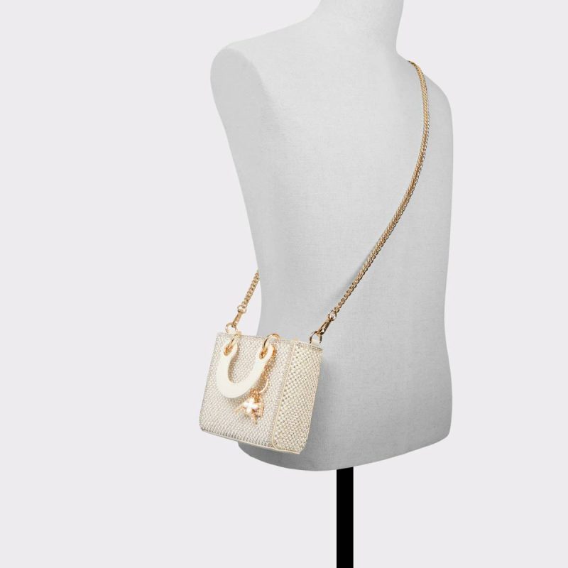 Bone Multi Top Handle Bags Women Minipearlx Bone Multi Women's Pearls Aldo - Image 4