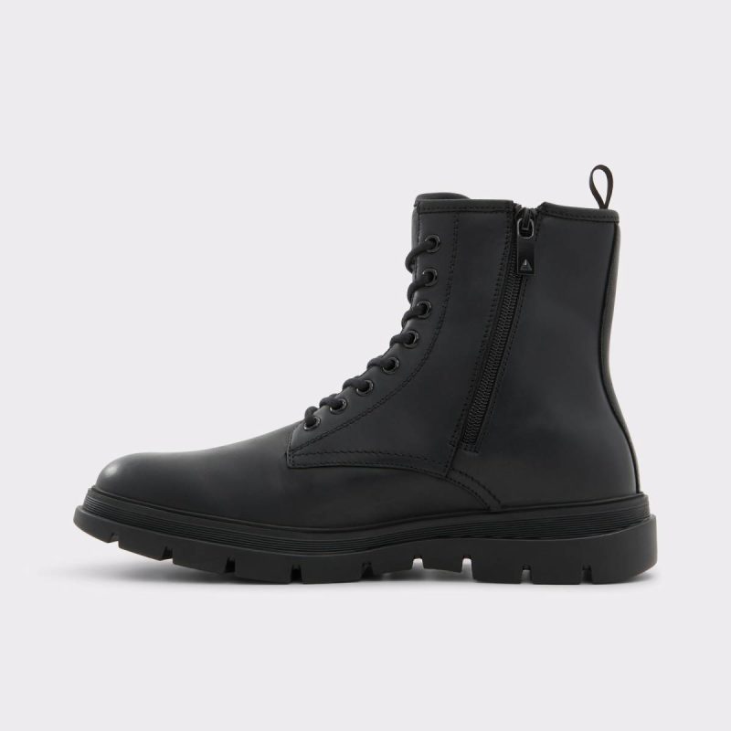 Boots Aldo Graveldiver2 Open Black Men's Lace-Up Boots Men Open Black - Image 4