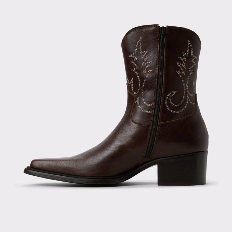 Boots Aldo Men Guthrie Dark Brown Men's Casual Boots Dark Brown - Image 3