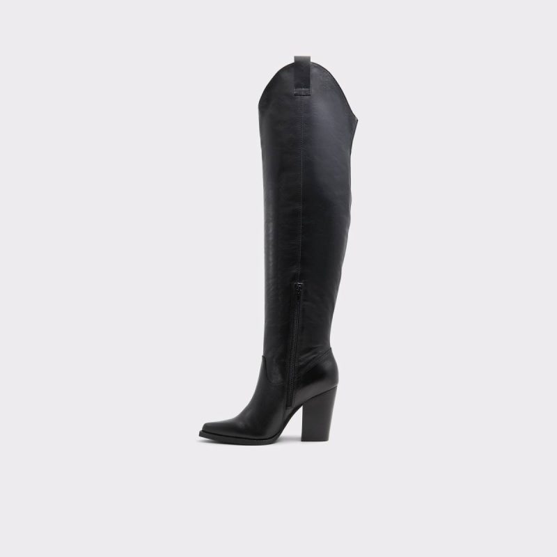 Boots Aldo Women Beatrine Black Women's Western And Cowboy Boots Black - Image 3