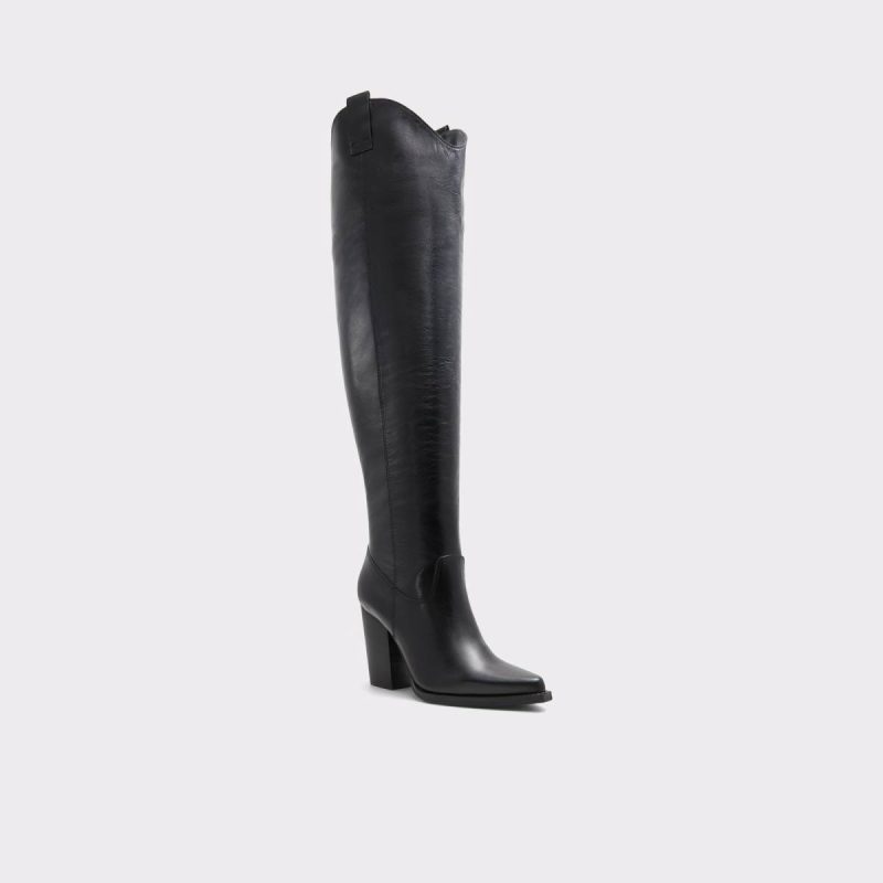 Boots Aldo Women Beatrine Black Women's Western And Cowboy Boots Black - Image 4