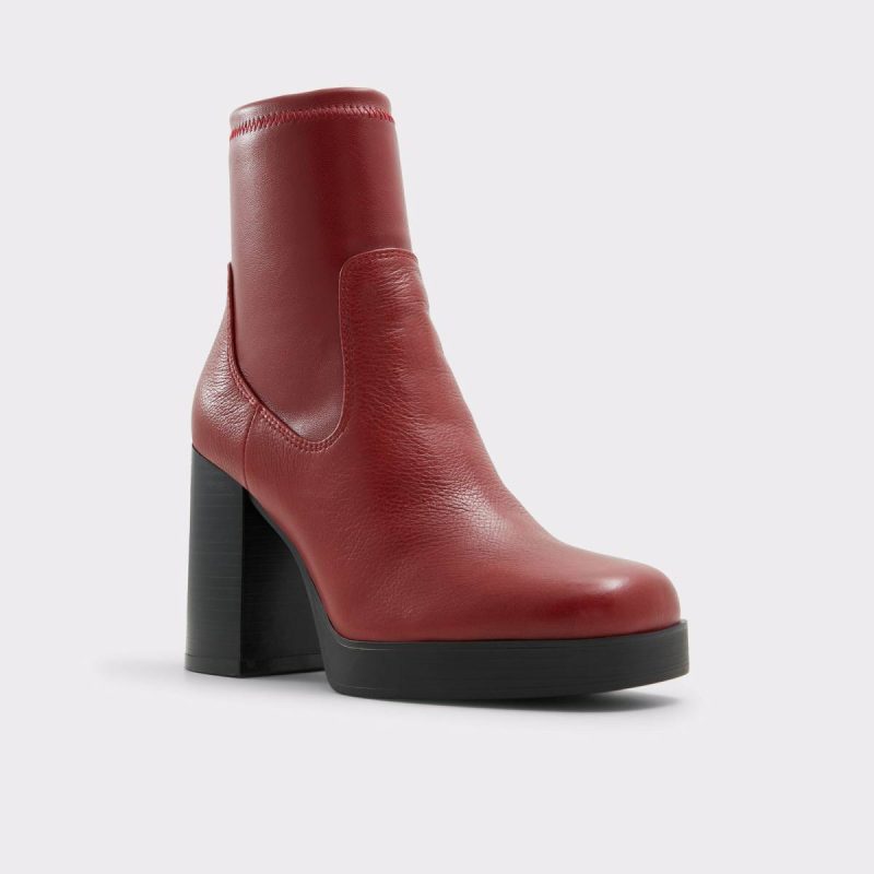 Boots Aldo Women Seraphica Bordo Women's Ankle Boots Bordo - Image 4