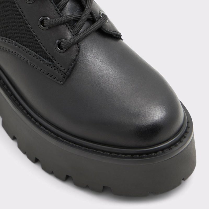 Boots Black Women Aldo Talaleryknit Black Women's Combat Boots - Image 5