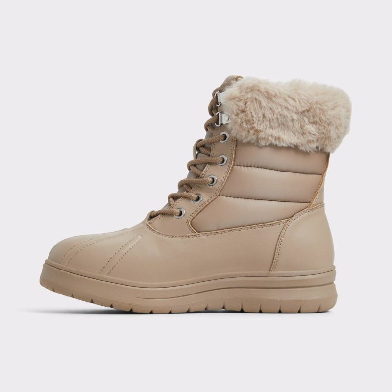 Boots Chilly Light Beige Synthetic Mixed Material Women's Winter Boots Light Beige Synthetic Mixed Material Women Aldo - Image 4