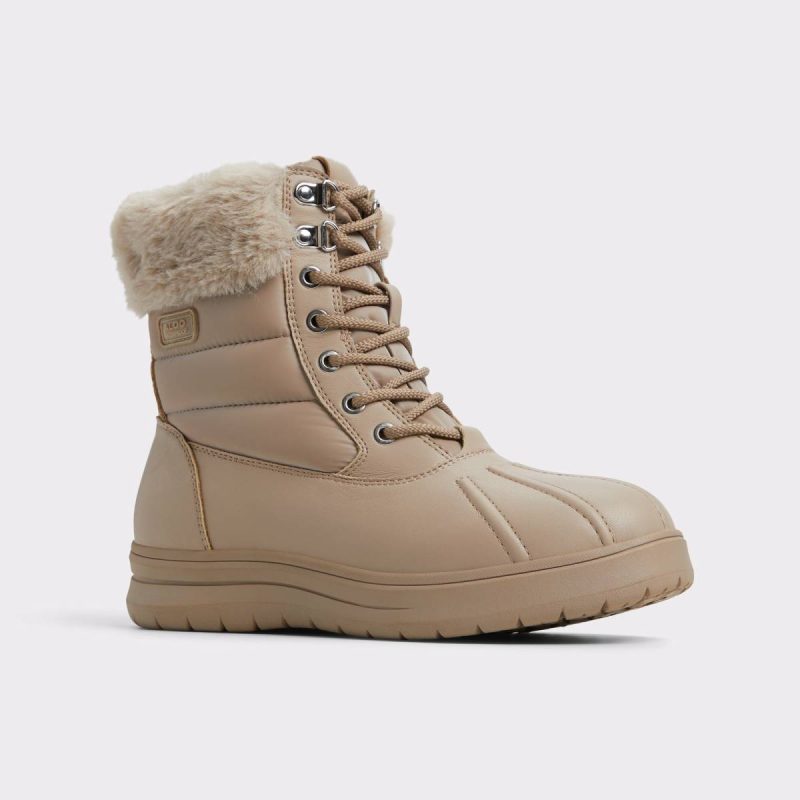 Boots Chilly Light Beige Synthetic Mixed Material Women's Winter Boots Light Beige Synthetic Mixed Material Women Aldo - Image 5