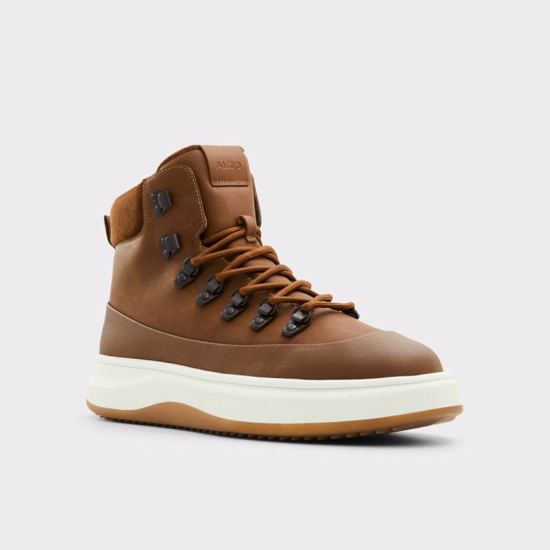Boots Cognac Men Gibson Cognac Men's Lace-Up Boots Aldo - Image 5