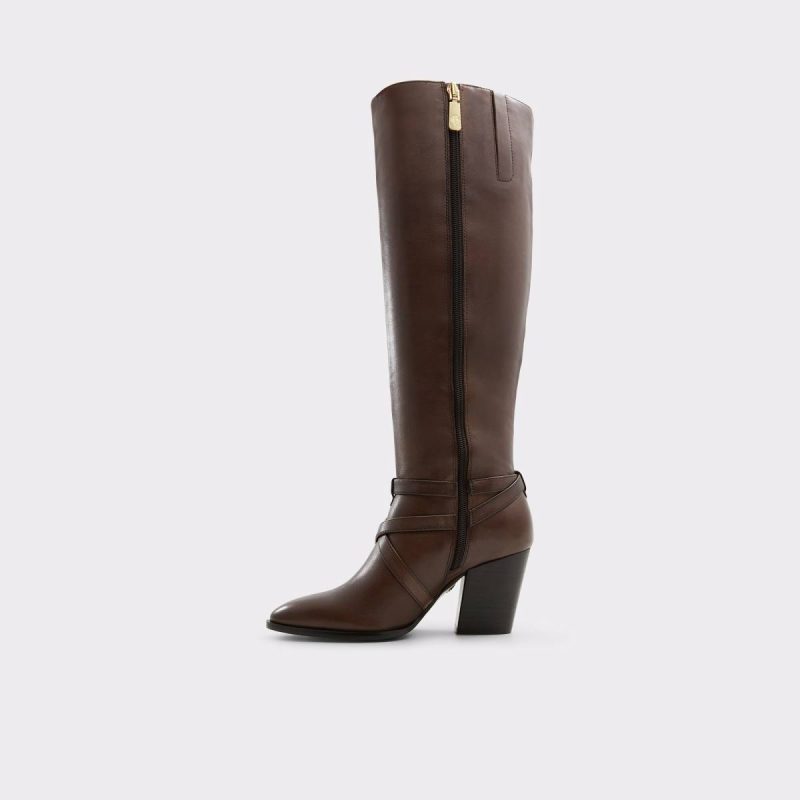 Boots Dark Brown Women Adworeweth Dark Brown Women's Tall Boots Aldo - Image 3