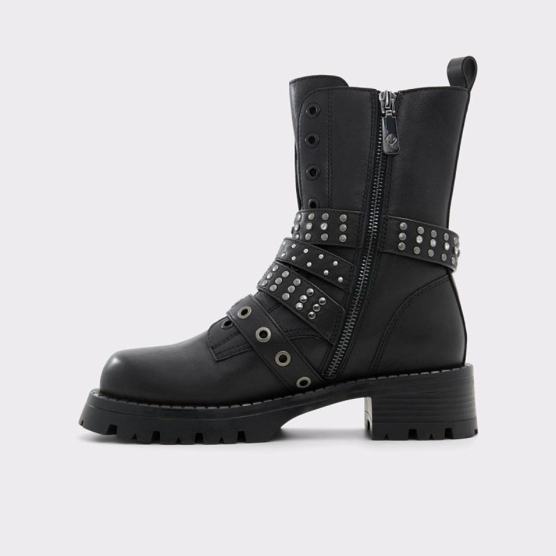 Boots Women Vortexia Black Women's Combat Boots Aldo Black - Image 5