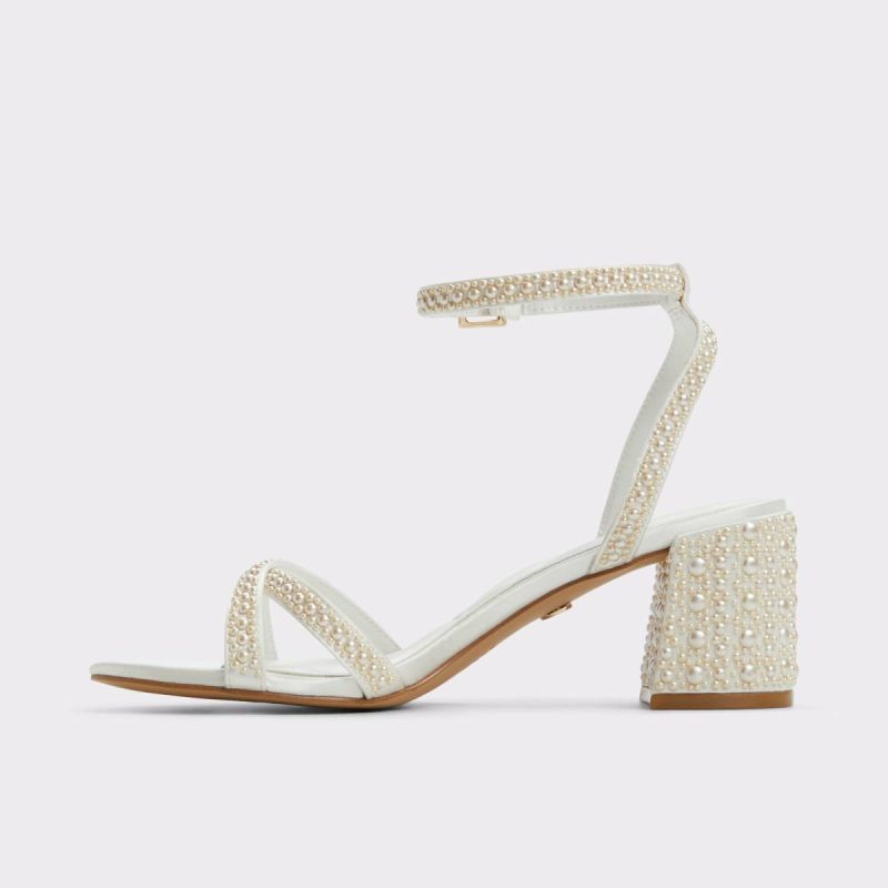 Bouclettie Other White Women's Block Heels Aldo Other White Heels Women - Image 4