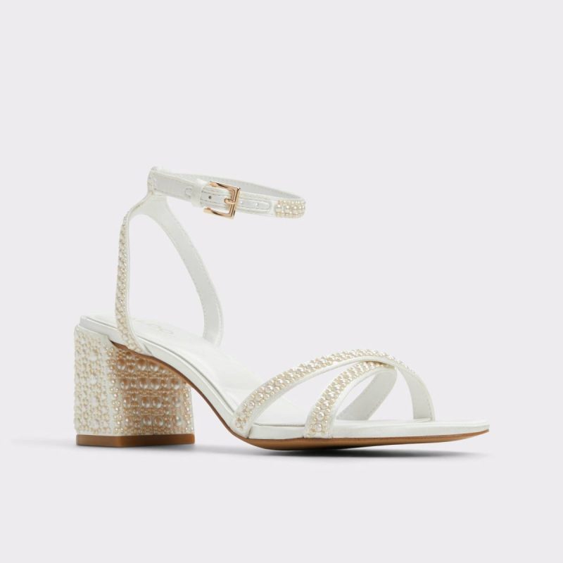 Bouclettie Other White Women's Block Heels Aldo Other White Heels Women - Image 5