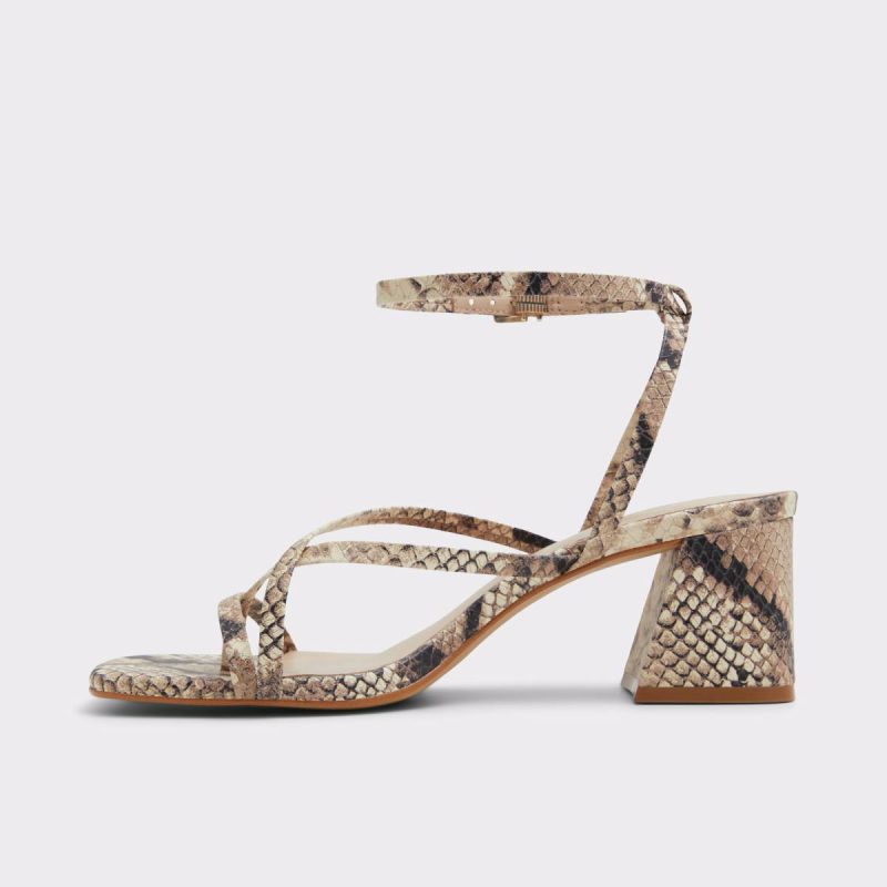 Brown Overflow Heels Adrauder Brown Overflow Women's Block Heels Aldo Women - Image 3