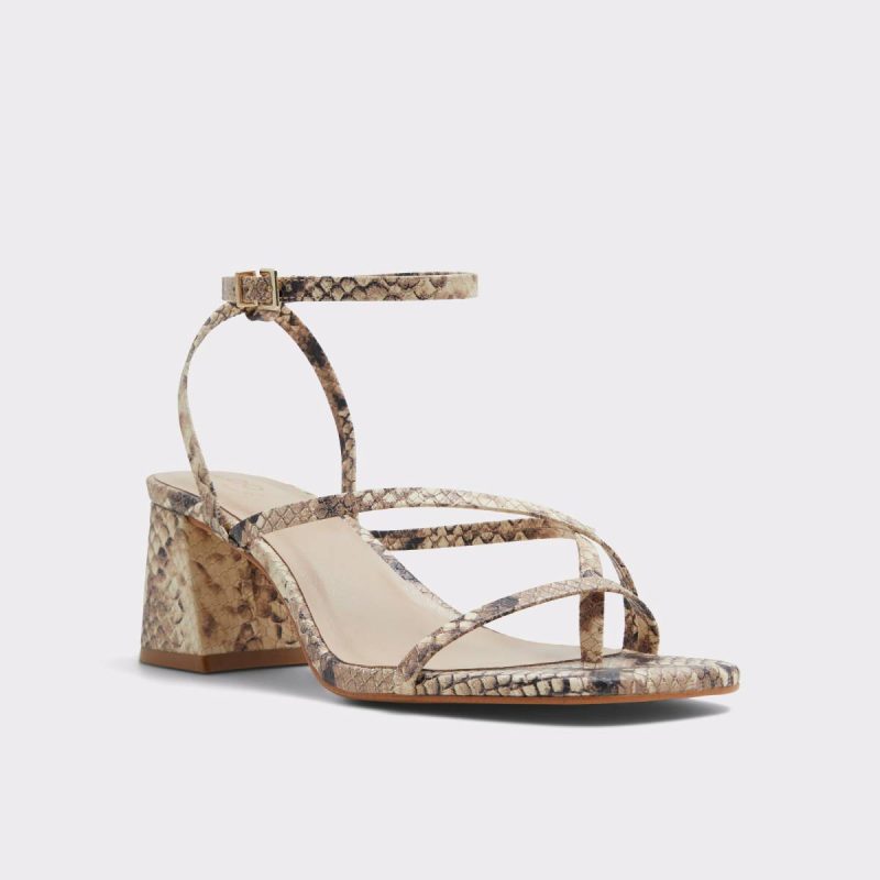 Brown Overflow Heels Adrauder Brown Overflow Women's Block Heels Aldo Women - Image 4