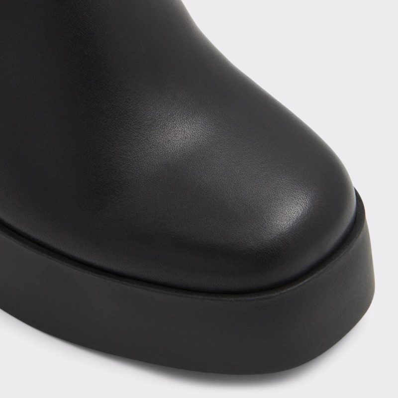 Cheviel Black Women's Ankle Boots Aldo Black Boots Women - Image 5