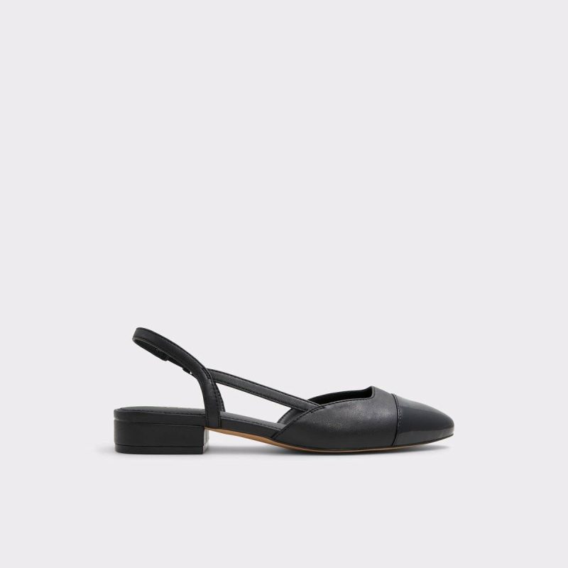 Clementinne Black Synthetic Smooth Women's Ballet Flats Black Synthetic Smooth Heels Women Aldo