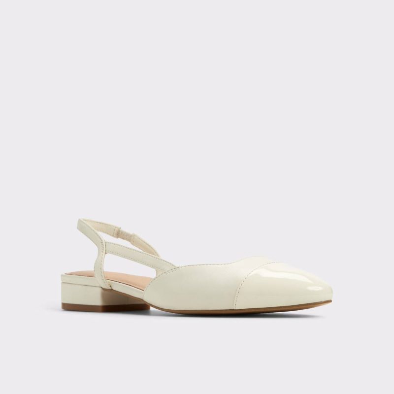 Clementinne Open White Women's Block Heels Aldo Heels Women Open White - Image 4