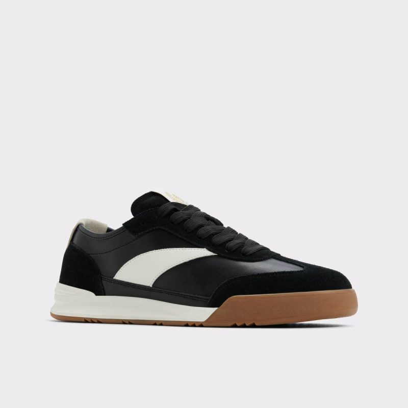 Clubmtl Black Men's Low Top Black Aldo Sneakers Men - Image 4